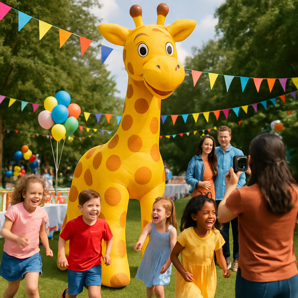 Personalized Giant Giraffe Decoration: Tailoring Your Celebration  