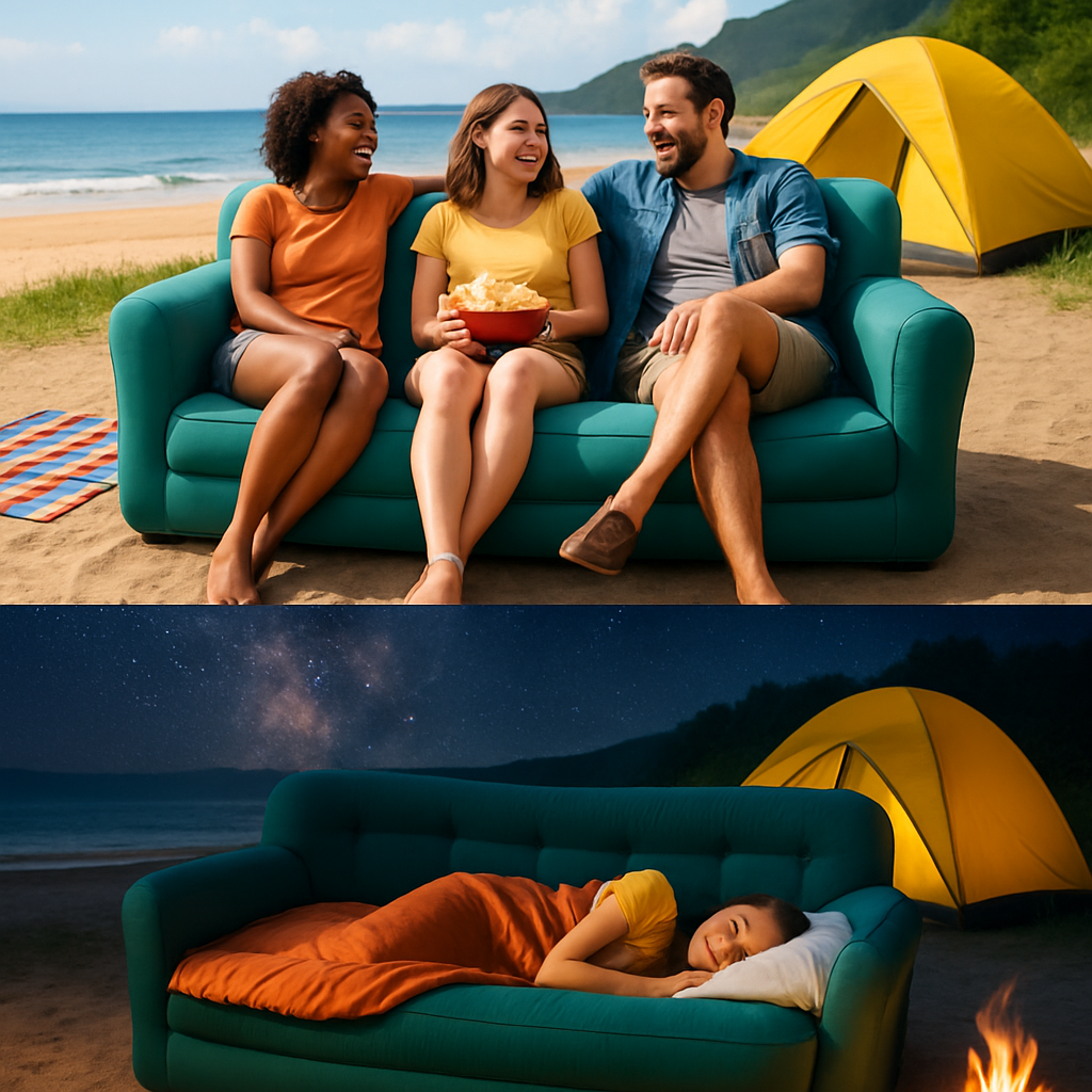 The Benefits of Comfortable Outdoor Seating That Converts to a Bed  