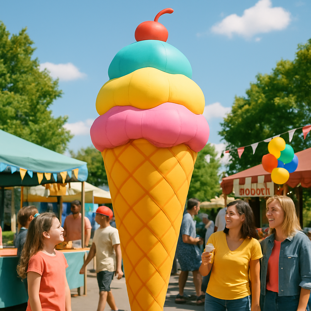 Design Elements That Make Eye-catching Inflatable Marketing Tools for Food Industry Businesses Stand Out  