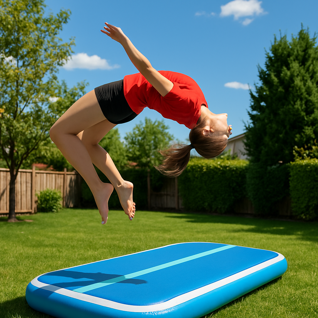 Exploring Portable Air Boards for Gymnasts and Bouncers Practice Sessions  