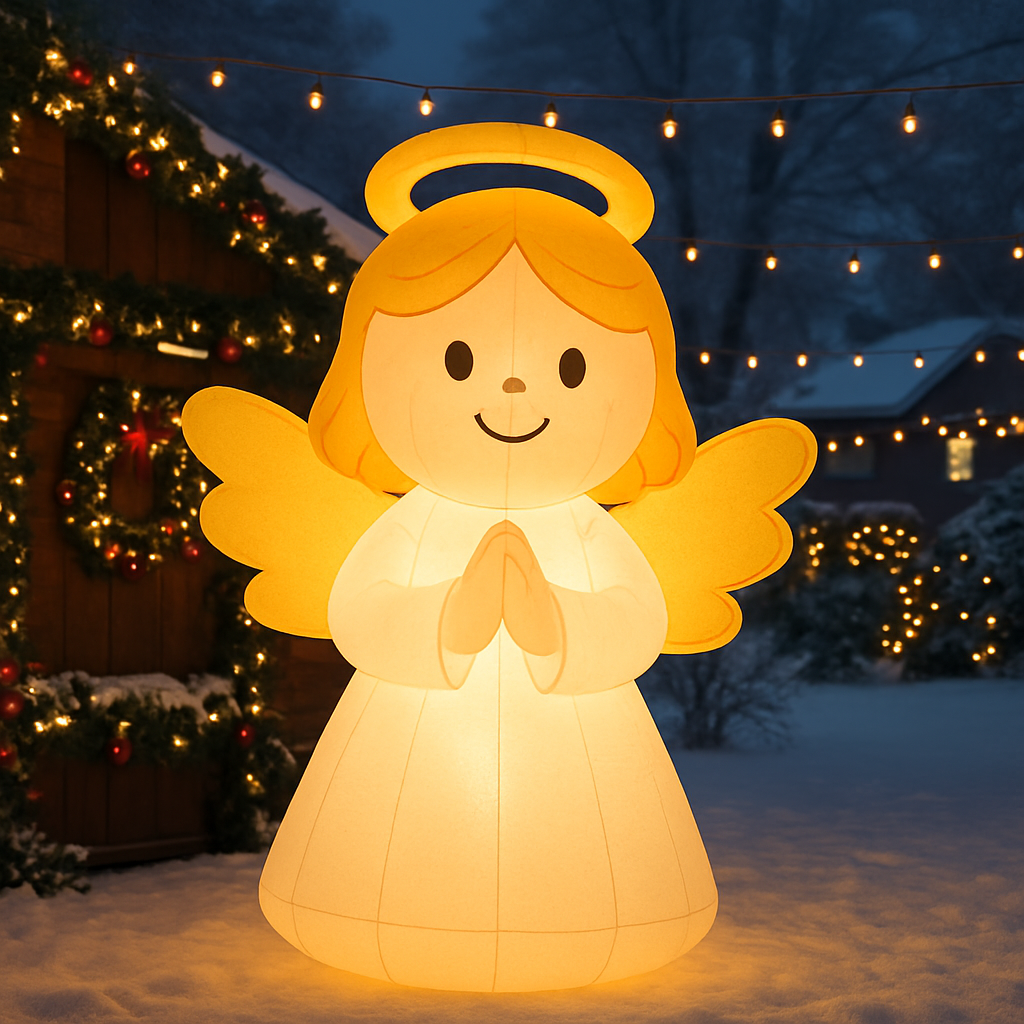 Transform Your Space with Unique Personalized Inflatable Angel for Holiday Decor  