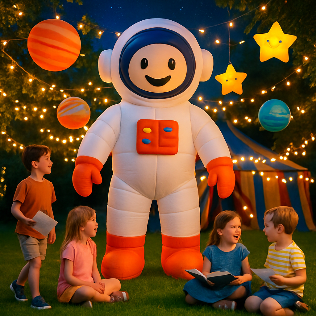 Creating a Memorable Atmosphere with Playful Astronaut Displays  