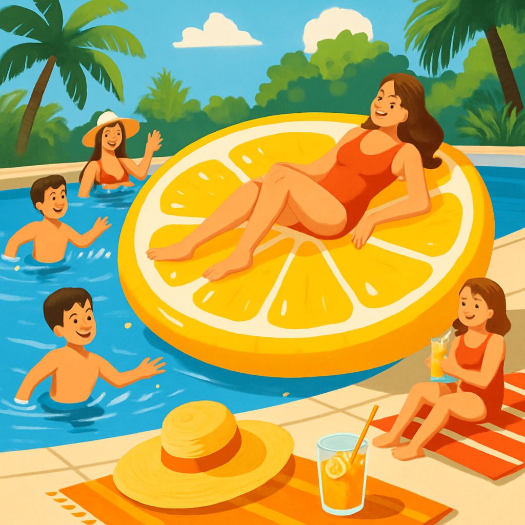 Discover the Best Inflatable Lemon Slice Pool Float for Summer Relaxation  