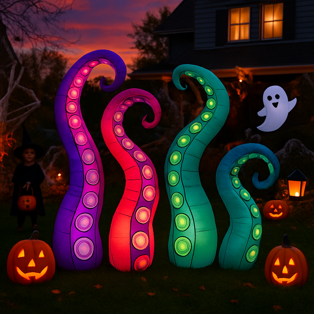 Easy-to-Set-Up Inflatable Decorations for Halloween Yard Displays  