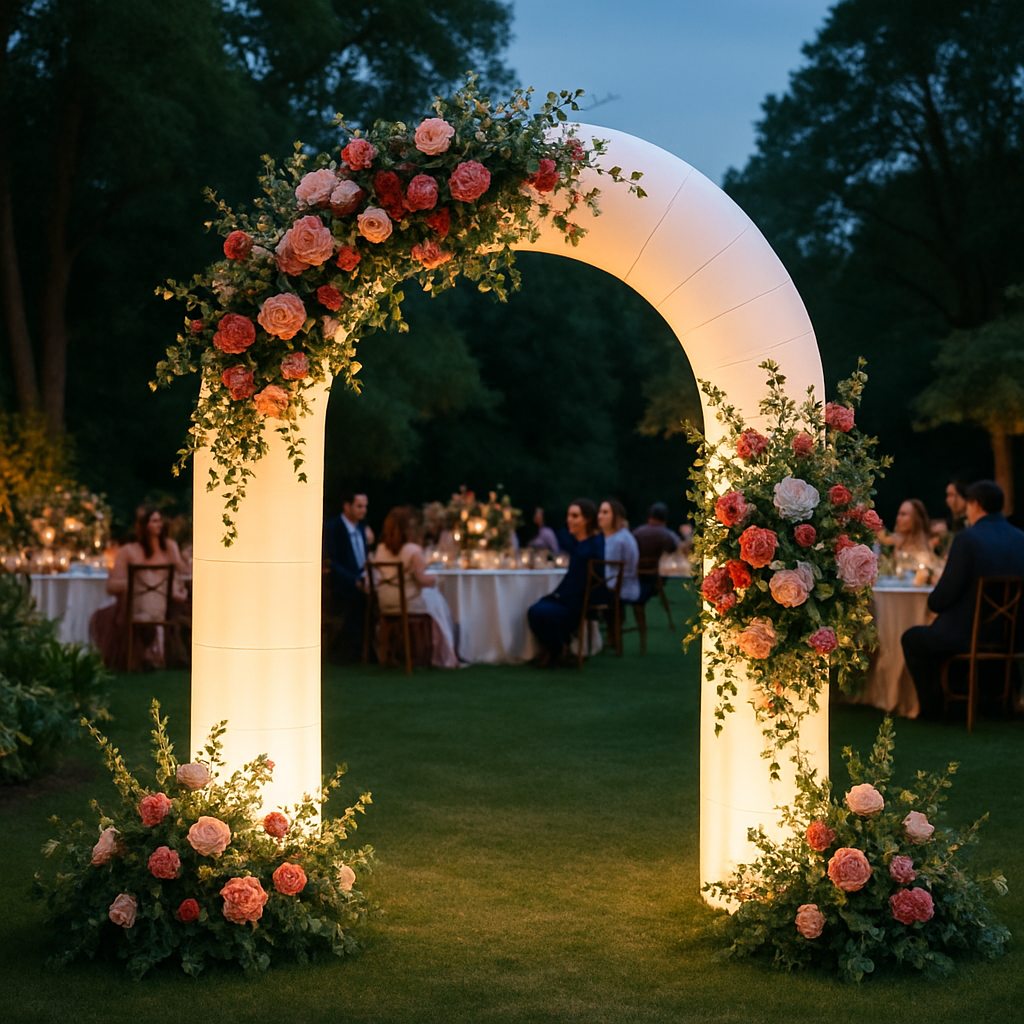 Effortless Elegance: Easy Setup Inflatable Arches for Memorable Outdoor Weddings  