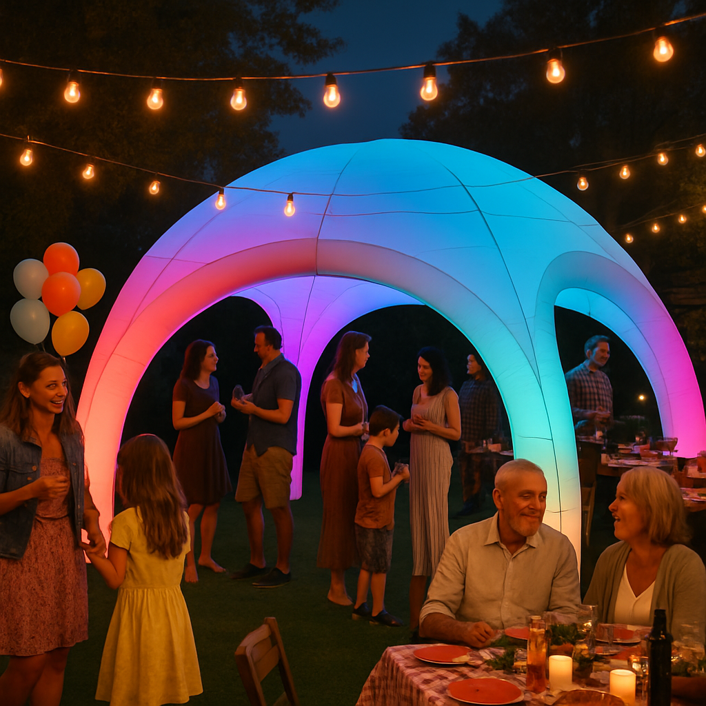 Enhancing Celebrations: The Benefits of Using an Inflatable Dome Tent