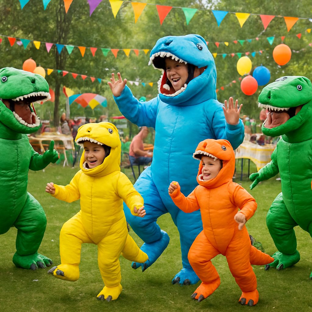 Enjoy Fun Outdoor Activities with Inflatable Dinosaur Costumes  