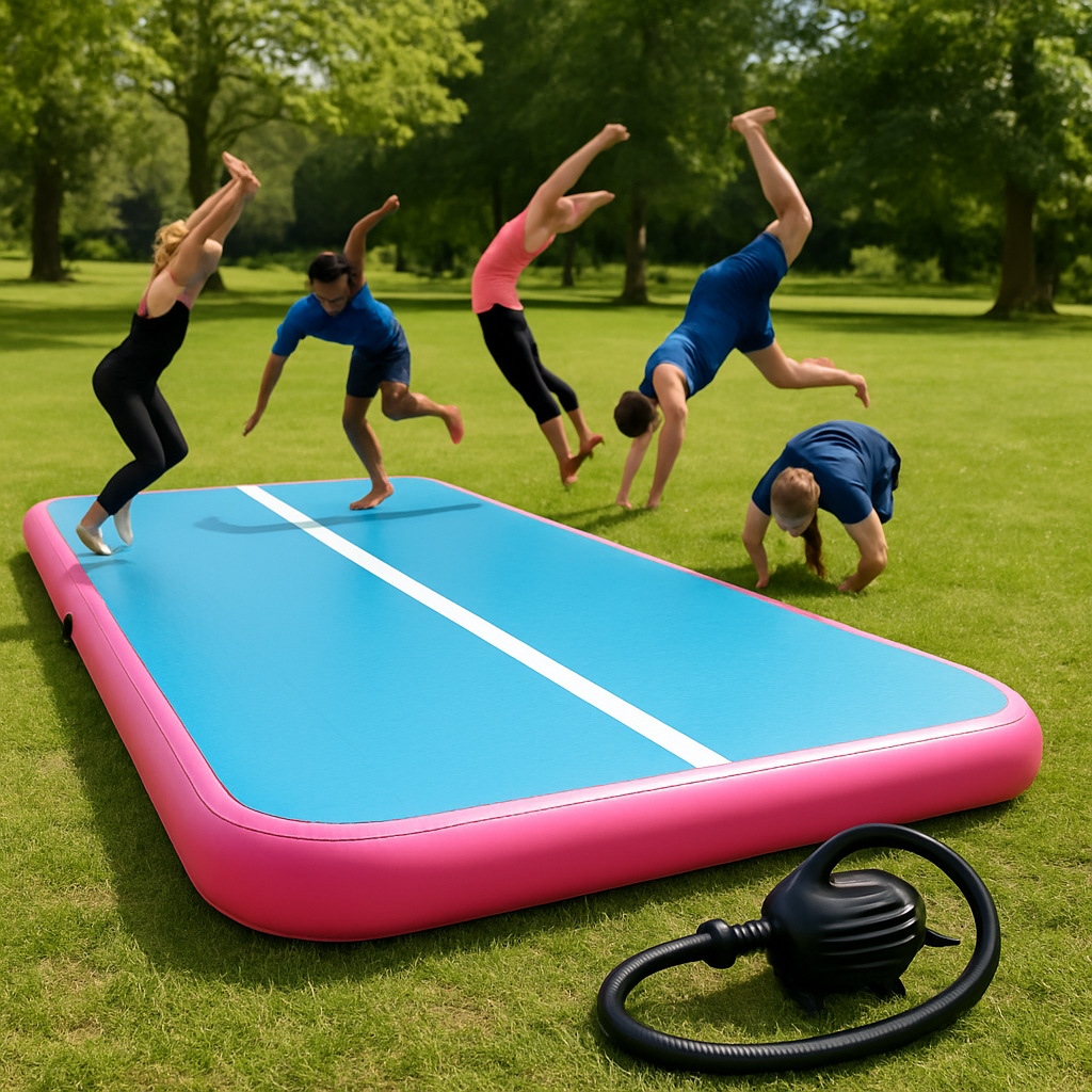 Exploring the Advantages of a Portable Inflatable Tumbling Mat for Gymnastics Training  