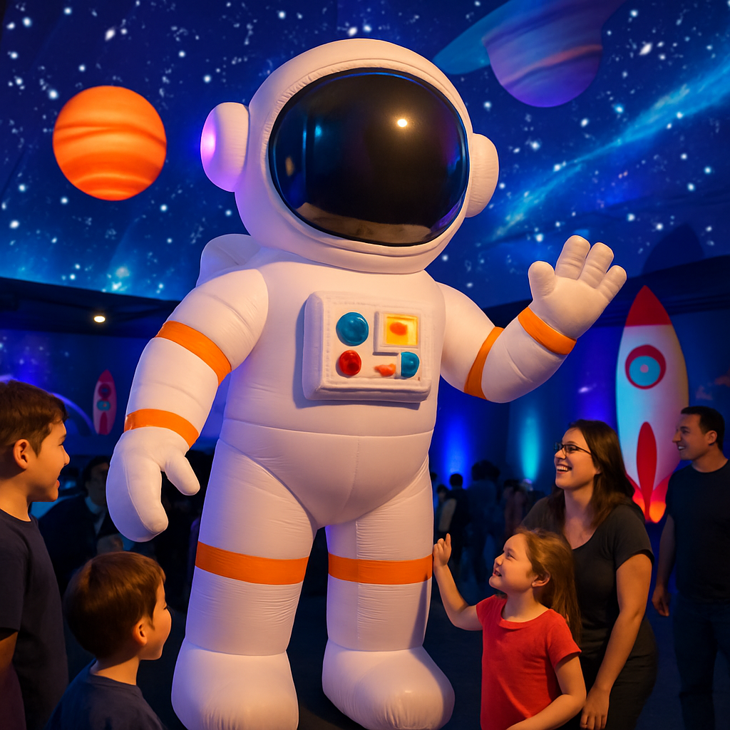 Incorporating Inflatable Astronaut Decoration for Planetarium Events  