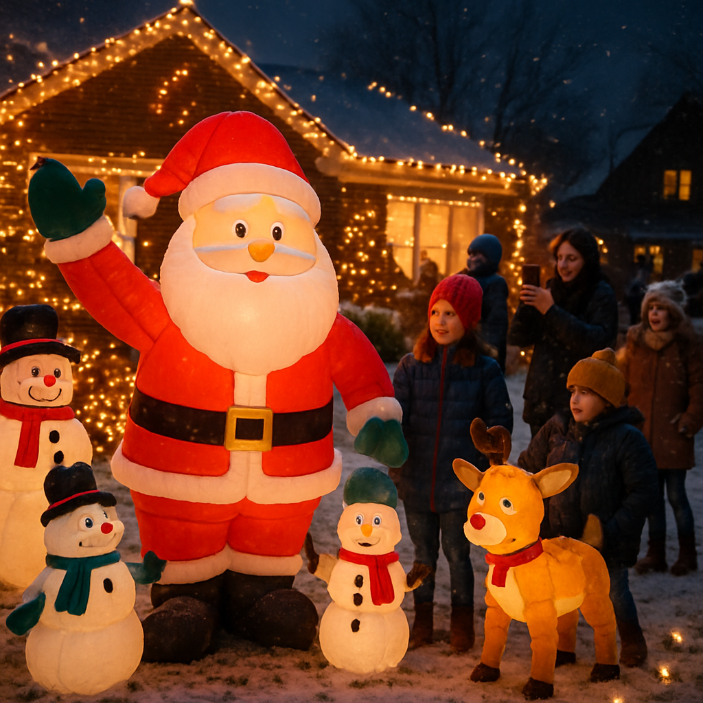 Creating a Whimsical Christmas Atmosphere with Inflatable Decorations Creating a Whimsical Christmas Atmosphere with Inflatable Decorations