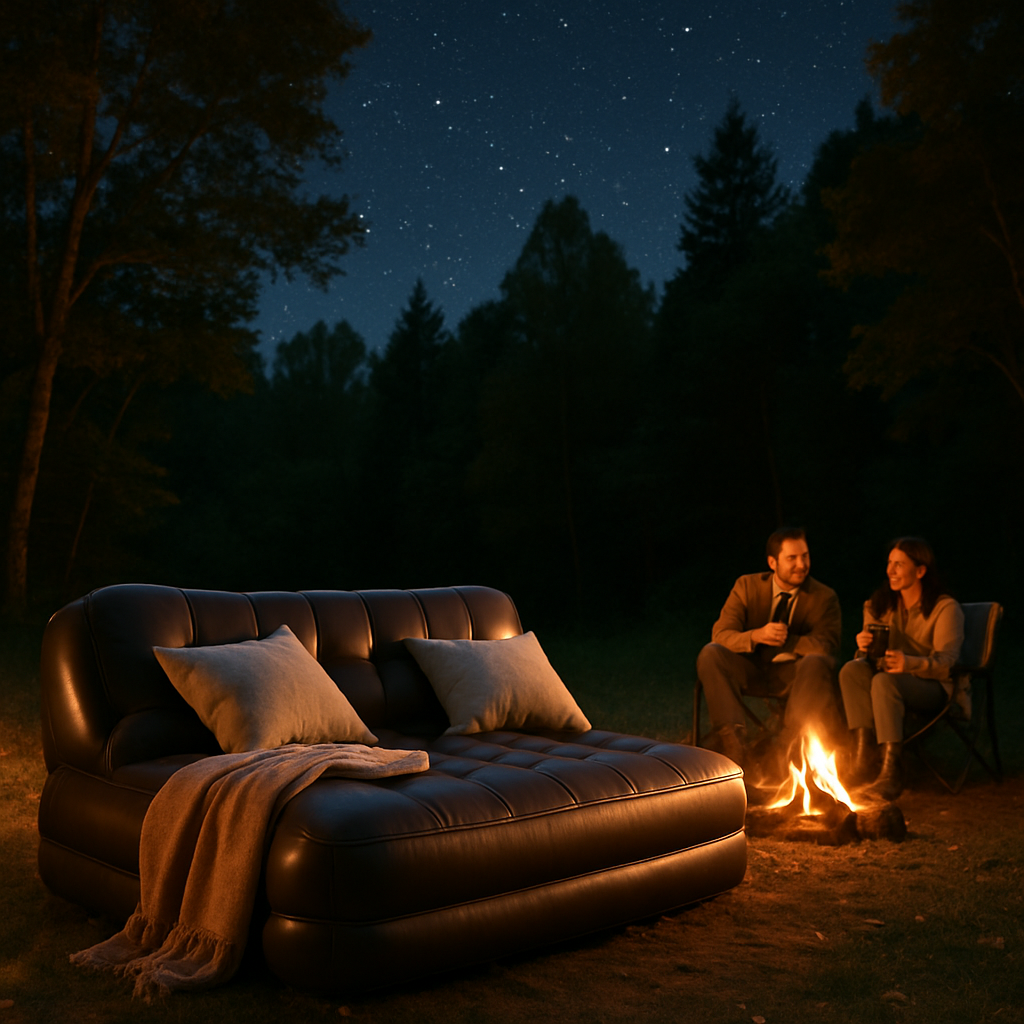 Experience the Best Portable Leather Inflatable Sofa Bed for Camping Experience the Best Portable Leather Inflatable Sofa Bed for Camping