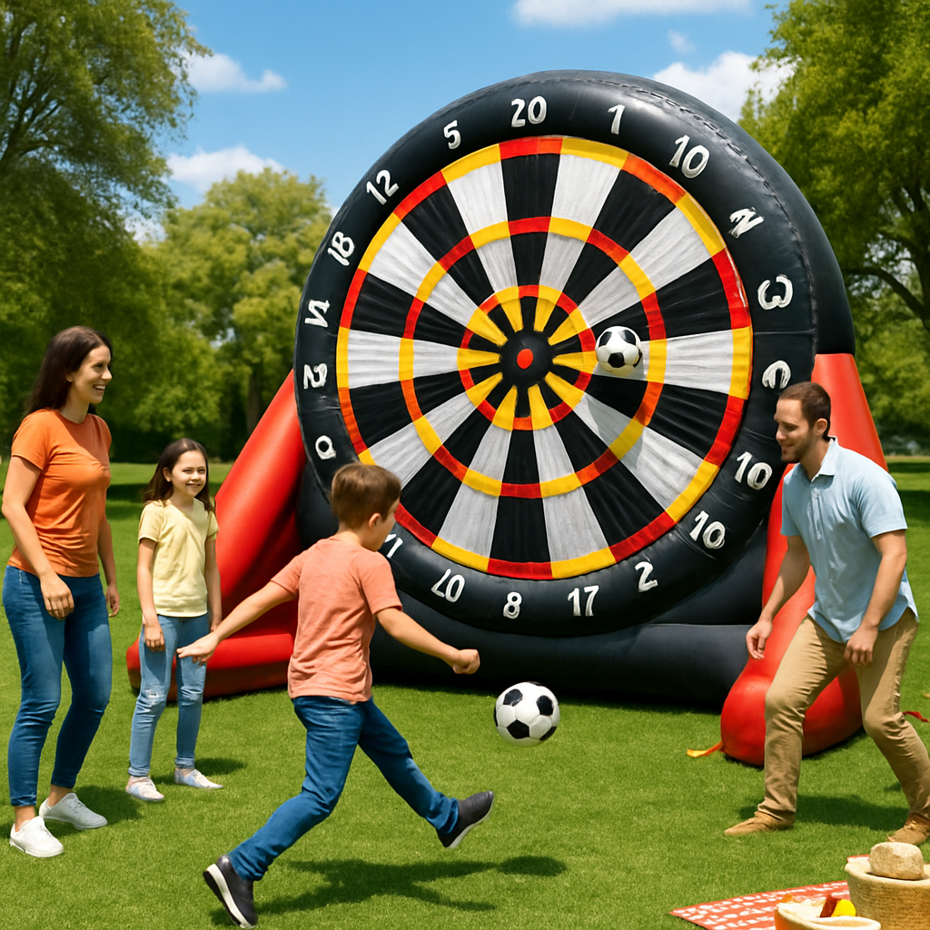 How to Set Up Giant Inflatable Soccer Dart Board for Family Events: A Step-by-Step Guide  