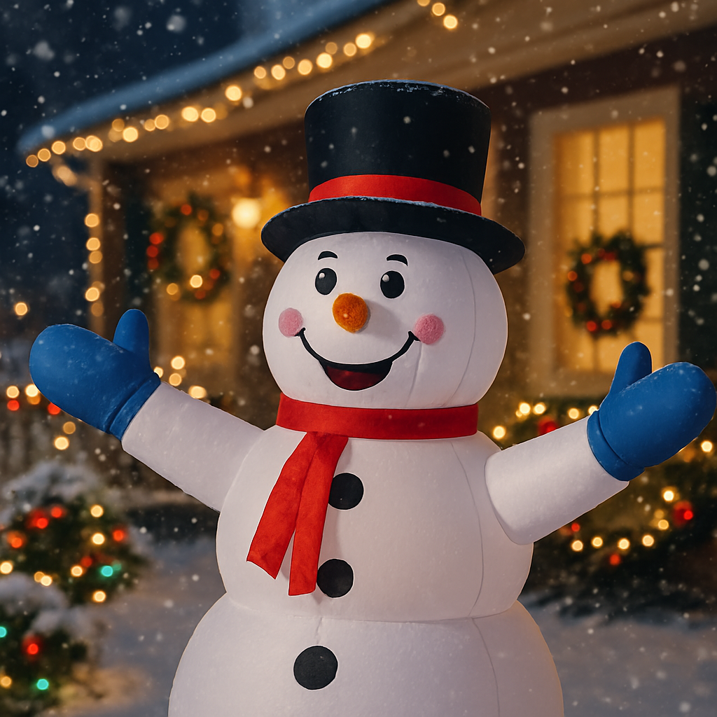 The Benefits of an Easy to Set Up Inflatable Snowman for Christmas Celebrations  