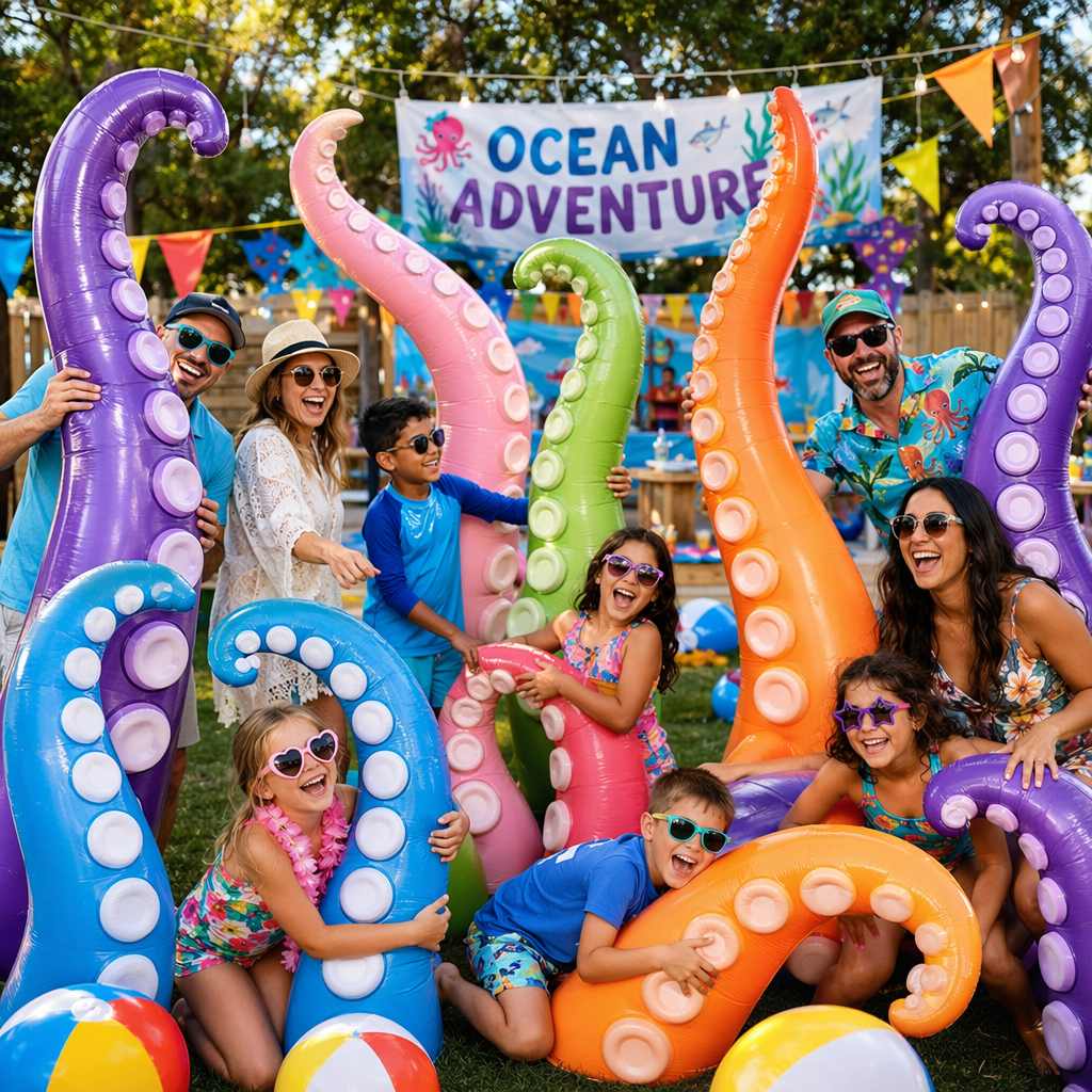 Creative Play Ideas with Inflatable Octopus Tentacles for Imaginative Fun Creative Play Ideas with Inflatable Octopus Tentacles for Imaginative Fun