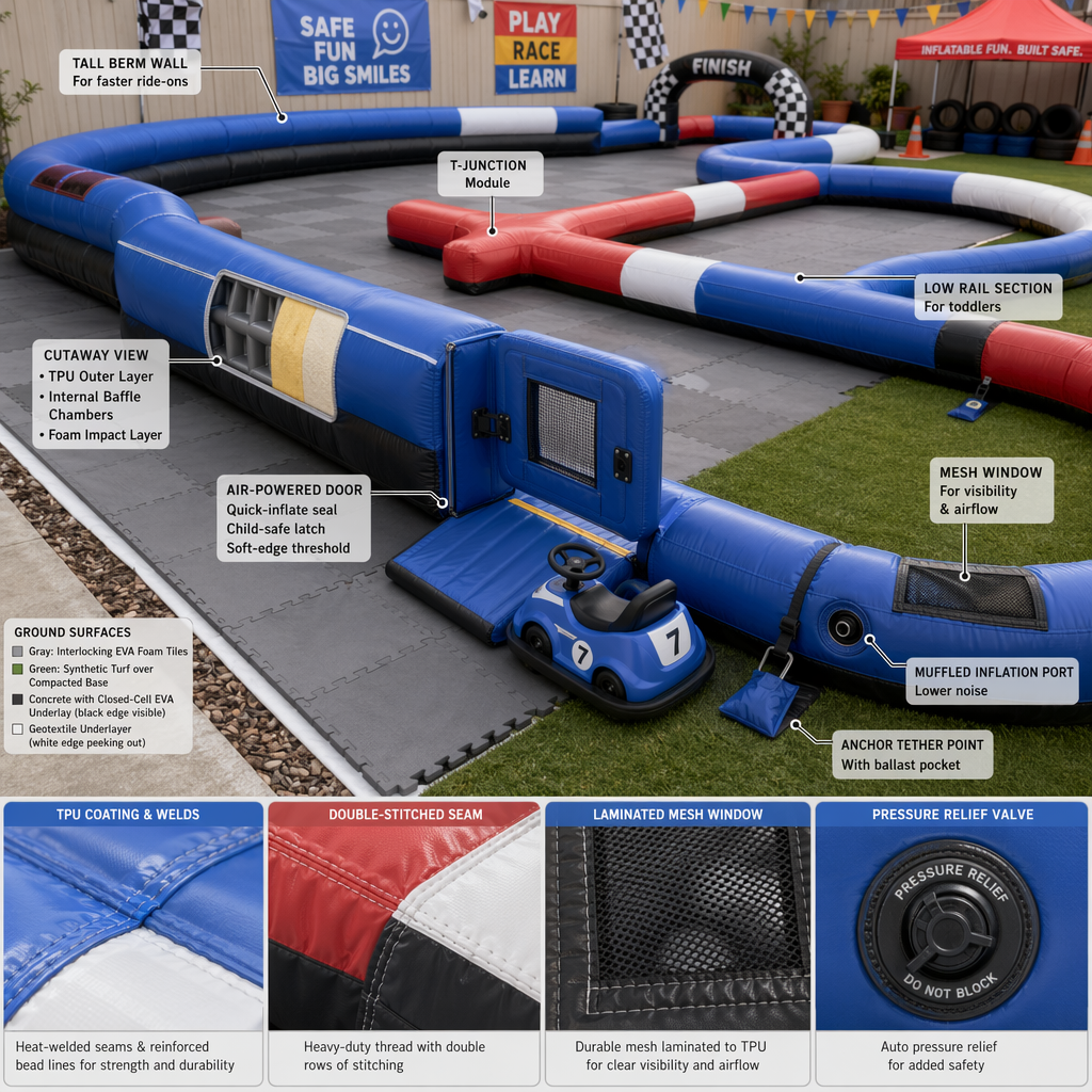 Design Variations, Materials and Surface Recommendations for Safe Contained Racing Design Variations, Materials and Surface Recommendations for Safe Contained Racing