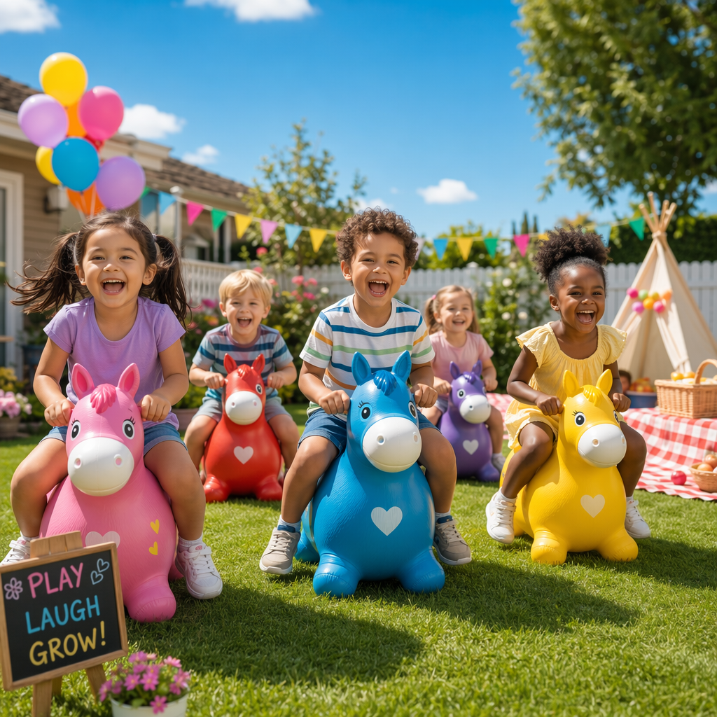 Enhancing Balance and Coordination Through Play with Inflatable Toys