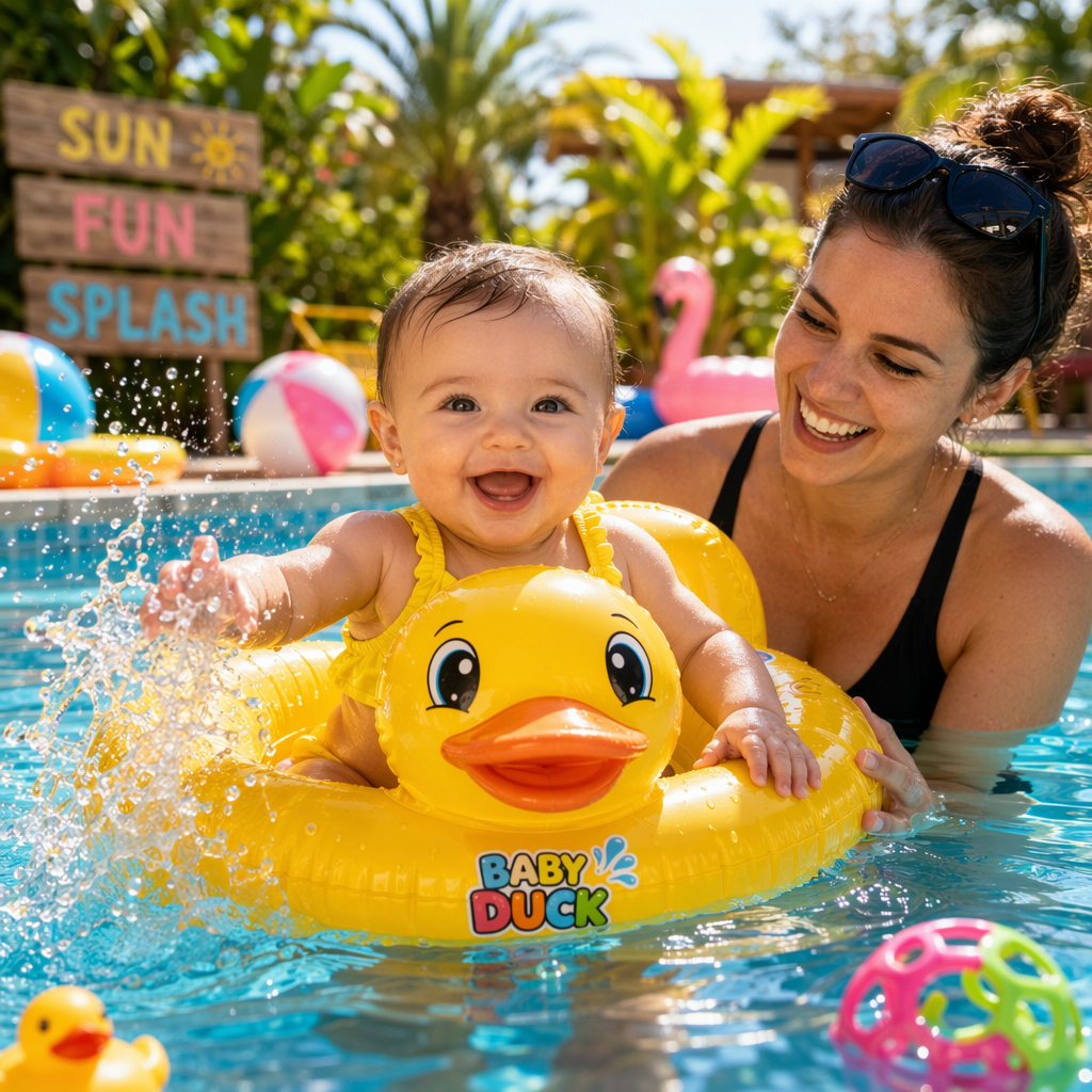 Exploring the Adorable Pool Float for Babies' Summer Enjoyment Exploring the Adorable Pool Float for Babies' Summer Enjoyment
