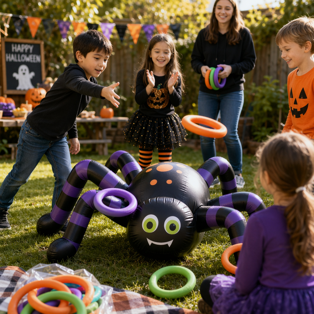 How the Halloween Inflatable Spider Ring Toss Game Enhances Hand-eye Coordination and Social Play How the Halloween Inflatable Spider Ring Toss Game Enhances Hand-eye Coordination and Social Play