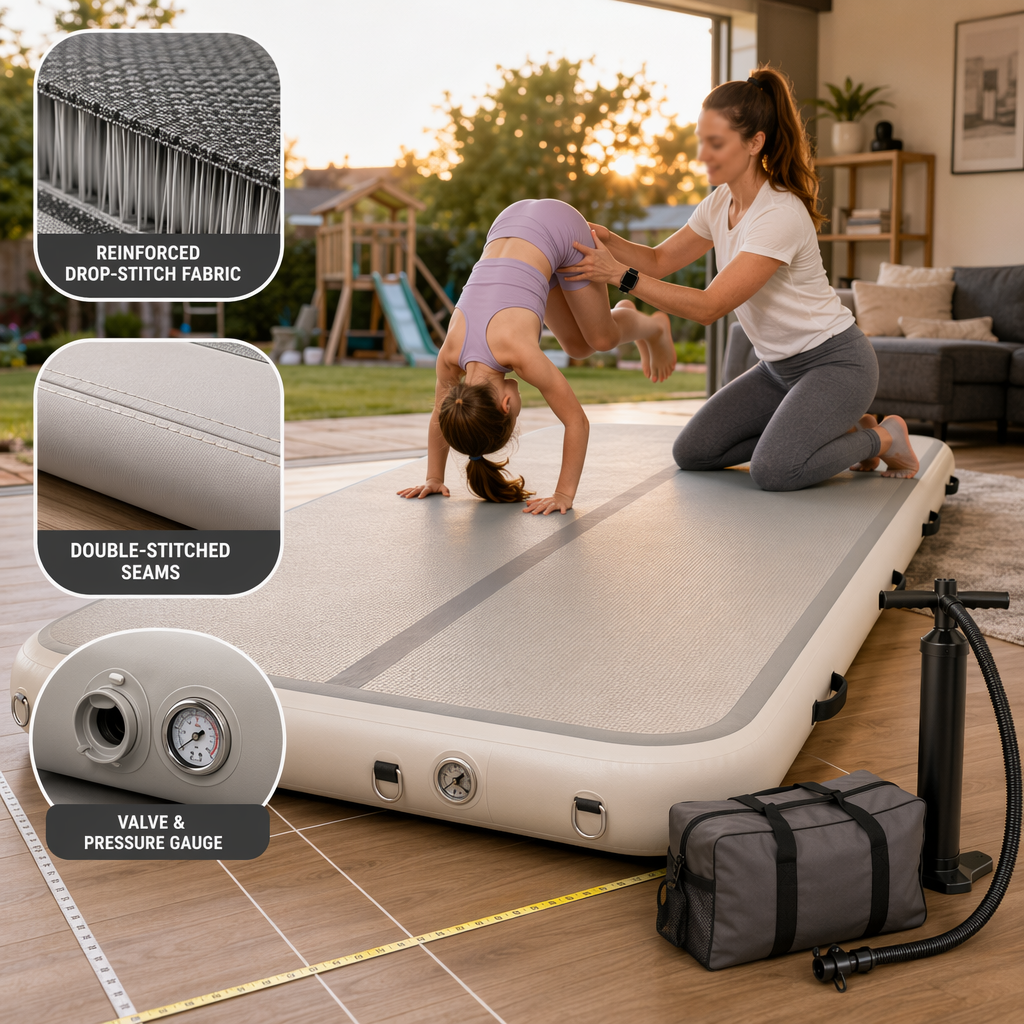 How to Choose the Best Inflatable Air Track for Home Tumbling Practice for Beginners: Size, Firmness, and Safety Features How to Choose the Best Inflatable Air Track for Home Tumbling Practice for Beginners: Size, Firmness, and Safety Features
