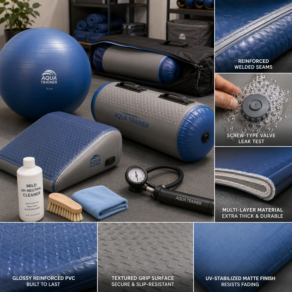 Material, durability, and maintenance considerations for long-lasting inflatable practice gear