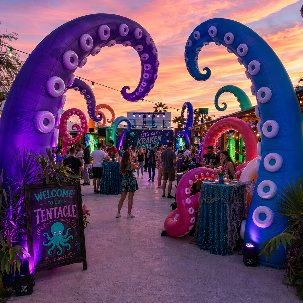 Maximizing Impact: Strategic Placement of Giant Inflatable Octopus Tentacles for Visual Appeal Maximizing Impact: Strategic Placement of Giant Inflatable Octopus Tentacles for Visual Appeal