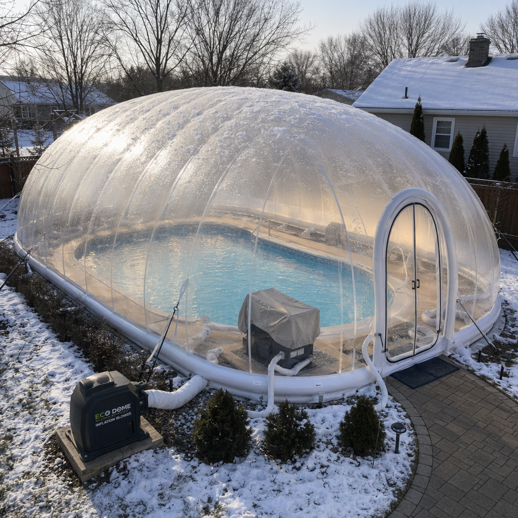 Safety features, equipment protection, and long-term advantages of using an inflatable winter shelter