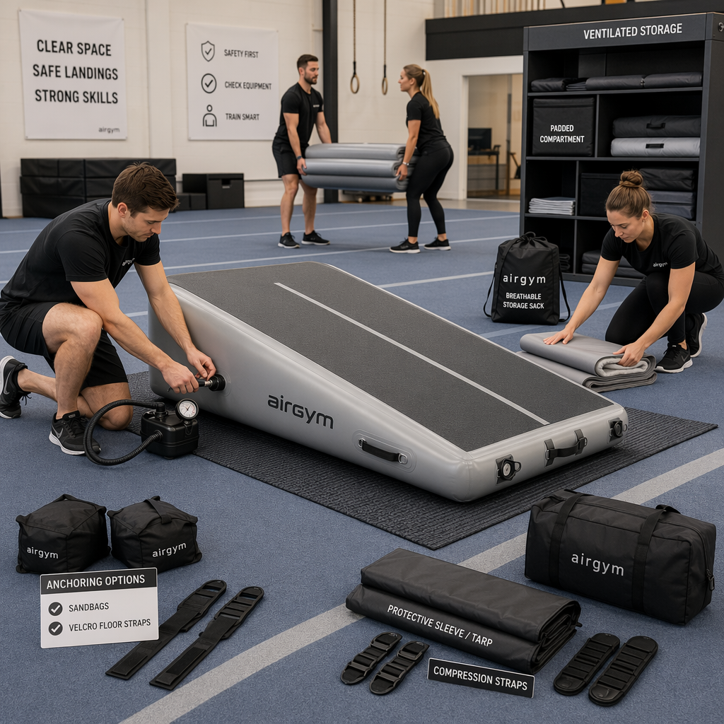 Setup, Storage, and Transport: Best Practices for Lightweight Deflatable Gymnastic Ramp Mat Use