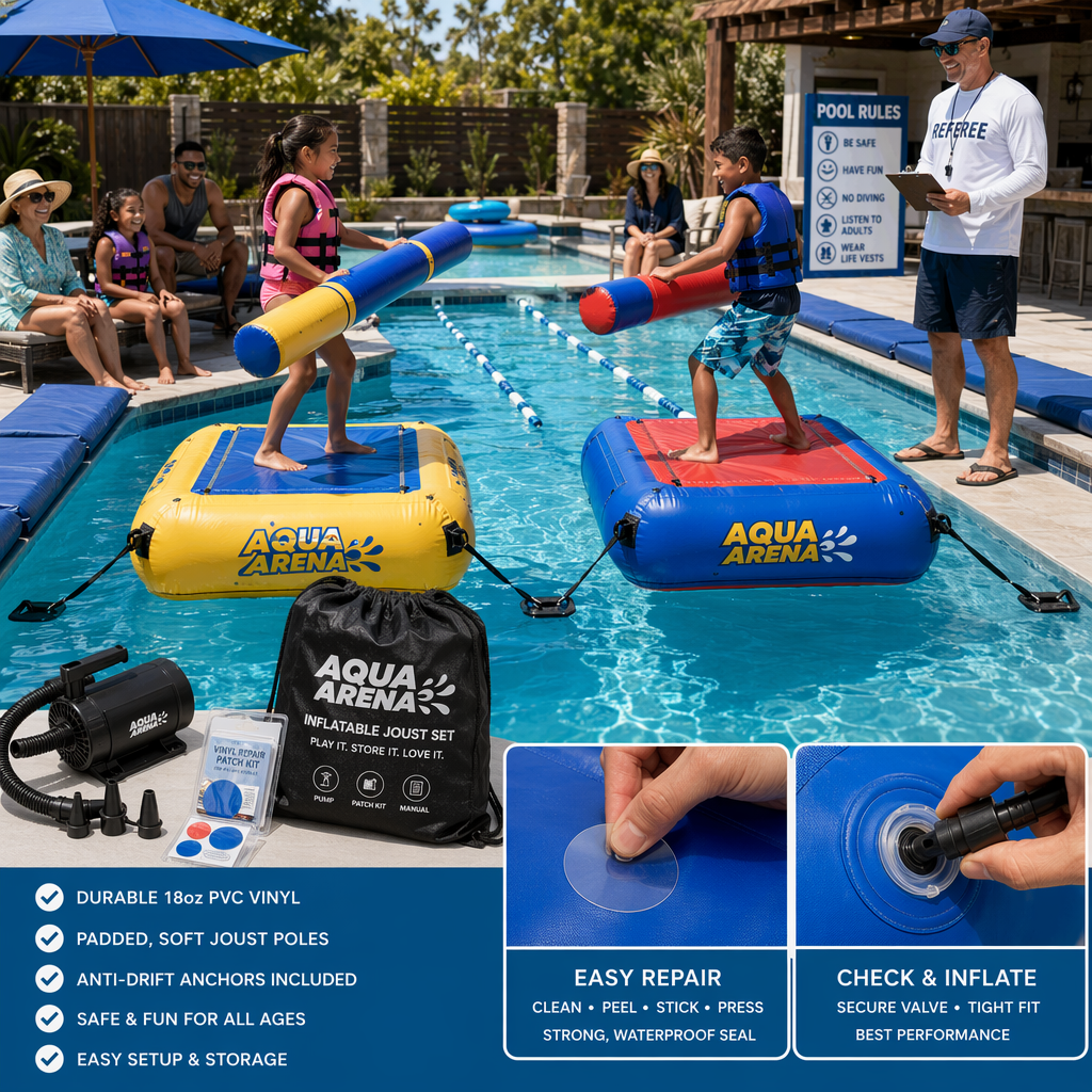 Setup and Storage Tips for an easy-setup inflatable pool game family gatherings competitive