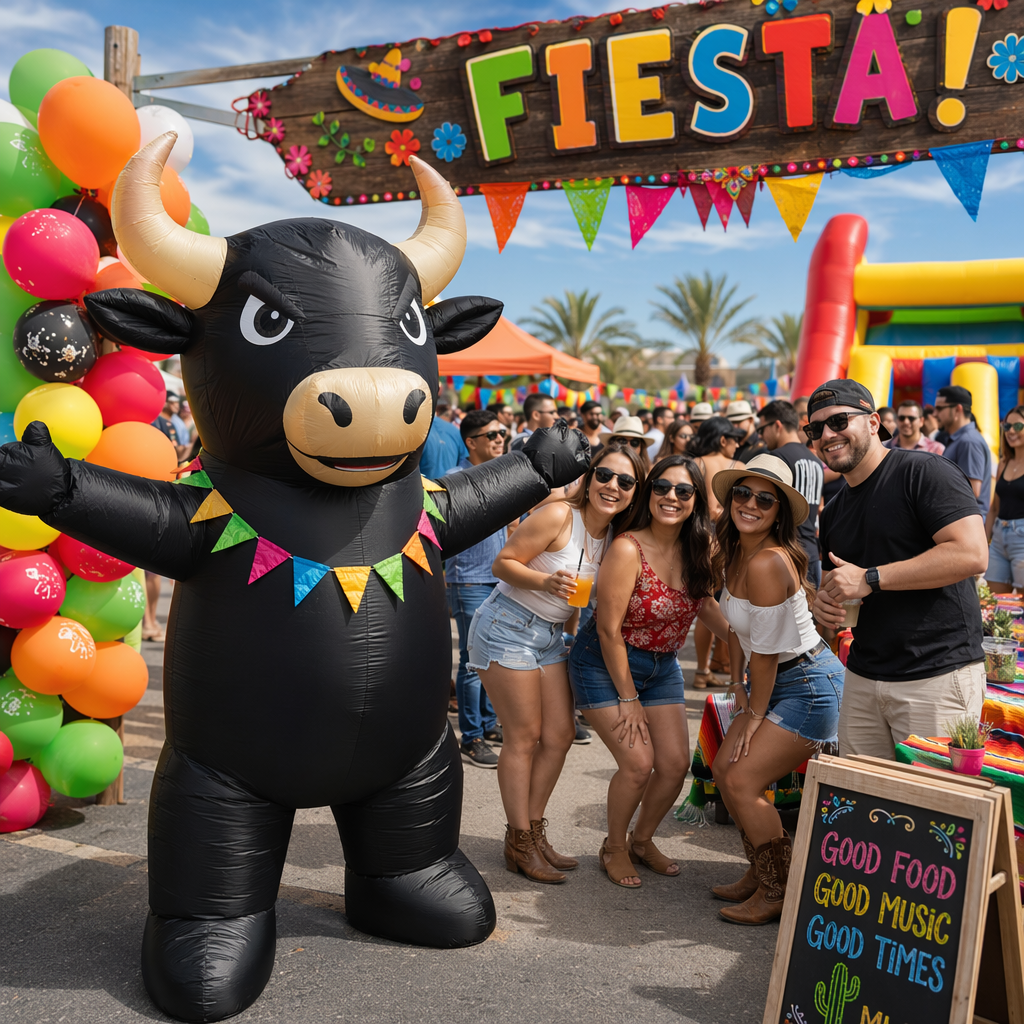 Tips for Incorporating Inflatable Black Bull Costumes into Your Event