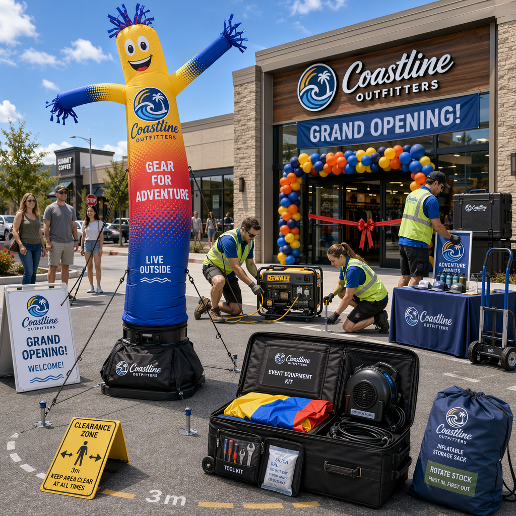 Transport, Storage, and Practical Use Cases: promotions, grand openings, storefronts, and event logistics Transport, Storage, and Practical Use Cases: promotions, grand openings, storefronts, and event logistics
