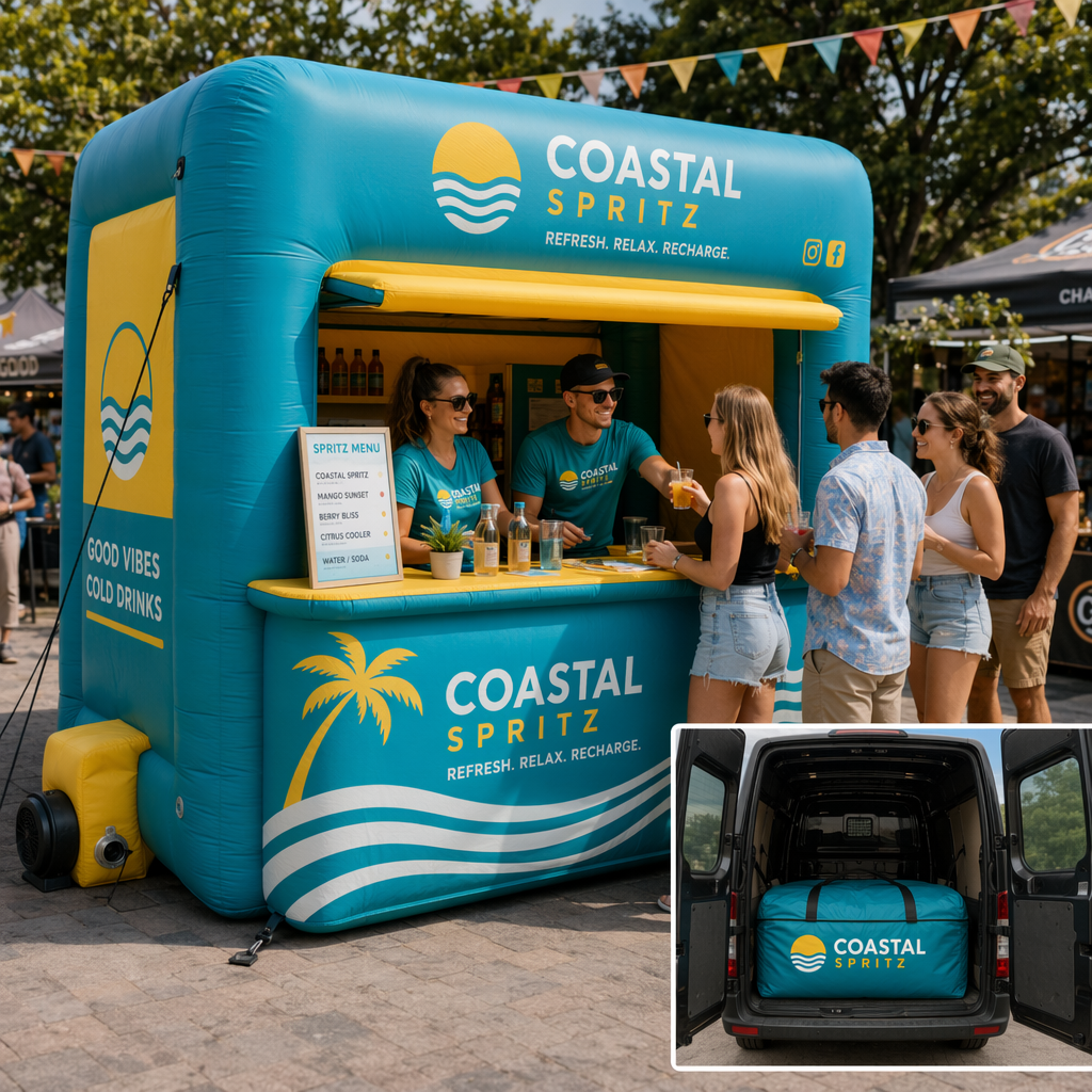 Versatile Applications: From Markets and Festivals to Parties, Pop-ups and Promotional Activations