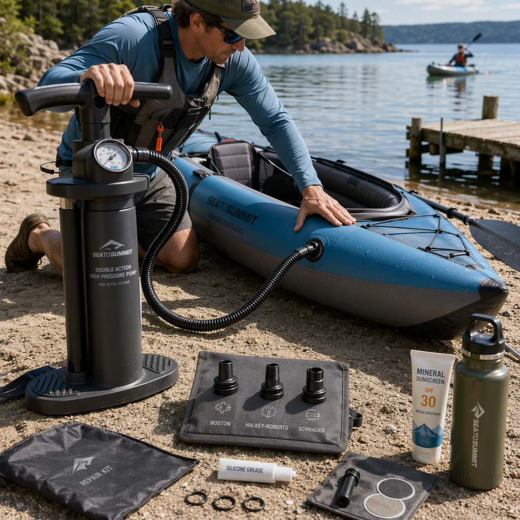 Why a high-pressure hand pump for inflatable kayaks with valve adapter set is essential for firm, reliable performance on the water