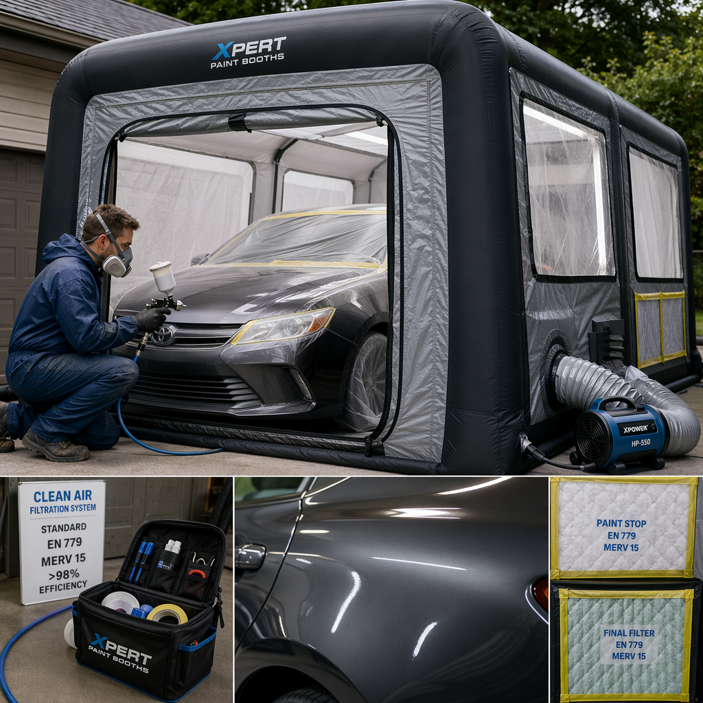 Why a portable inflatable car paint booth for mobile auto detailers Improves Finish Quality and Job Efficiency